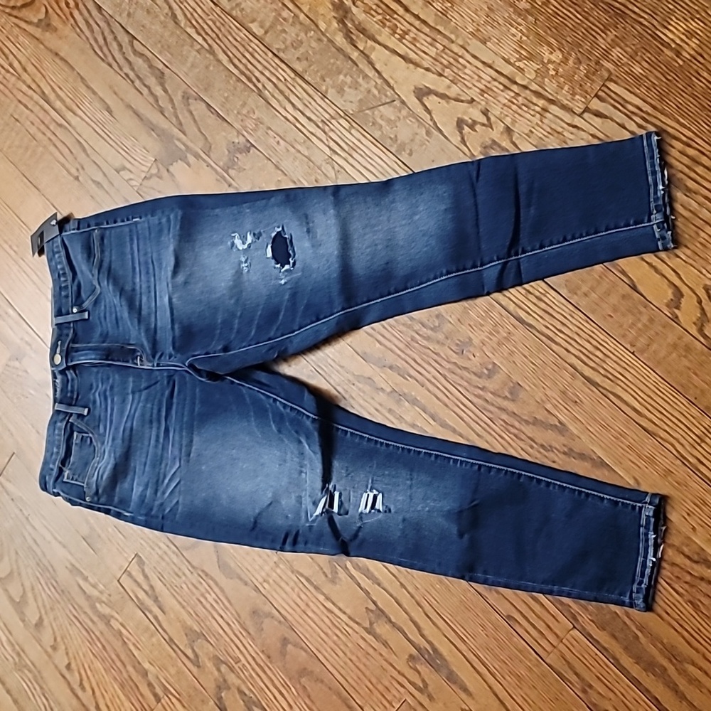 Mossimo Women High Rise Jeggins Dark Blue Jeans 14/32R.